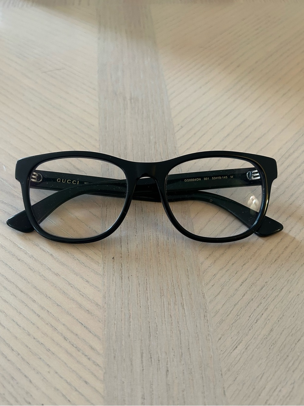 Gucci Black Eyeglass Frames